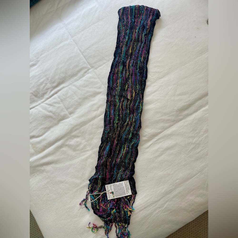 Handmade multicolour scarf